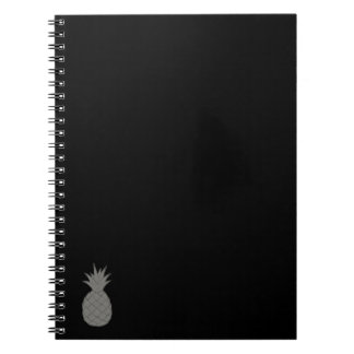 Silver Pineapple Spiral-laptop Notitieboek