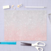 Silver & Pink Glitter Ombre Luxury Design Tissuepapier (Craft)