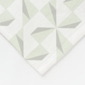 Silver Pinwheels Fleece Deken (Hoek)