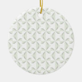 Silver Pinwheels Keramisch Ornament (Voorkant)