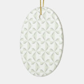 Silver Pinwheels Keramisch Ornament (Links)