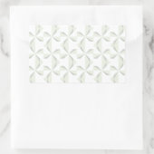 Silver Pinwheels Rechthoekige Sticker (Tas)