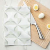 Silver Pinwheels Theedoek (Quarter Fold)