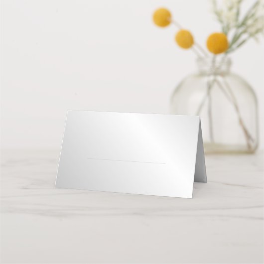 Silver Place Card (Voorkant)