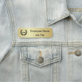Silver Printed Company Name Tag - Kantoorartikelen