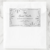  Silver Product Labels  hoeken Logo (Tas)