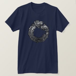 Silver Quetzalcoatl T-shirt