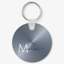 Silver Radiaal Metallic Script Name