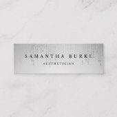 Silver Rain String Lights Mini Visitekaartje (Voorkant)