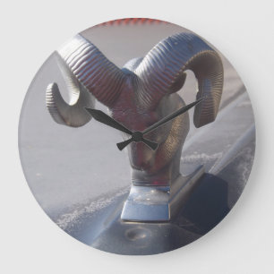 Silver Ram Grote Klok