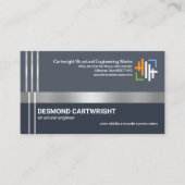 Silver Re Concrete Column Engineer Visitekaartje (Voorkant)