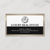 Silver Real Estate Logo | Grens Visitekaartje (Voorkant)