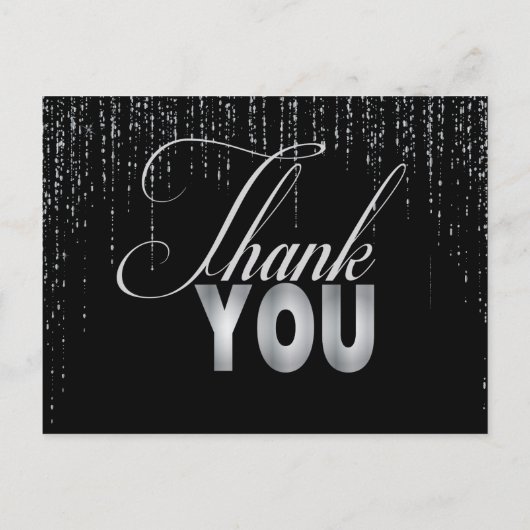 Silver Retirement Bedankt kaarten (Achterkant)