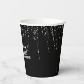 Silver Retirement Party, Custom Paper Cup Papieren Bekers (Achterkant)