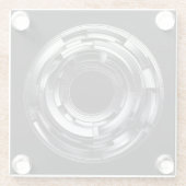 silver rings glazen onderzetter (Achterkant)