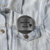 Silver Robo Metal/Brother van de Bride - Button (In situ)