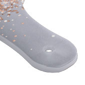 Silver roos Gold glitter sparkles name Snijplank (Hoek)