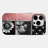 Silver & Roos Gold Photo Collage - Aanpassen Case-Mate iPhone Case (Achterkant (horizontaal))