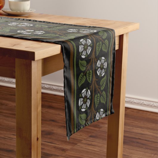 Silver Rozen Table Runner Korte Tafelloper (Voorbeeld)