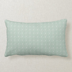 Silver Sage Cross Wave Indoor Lumbar Pillow Kussen