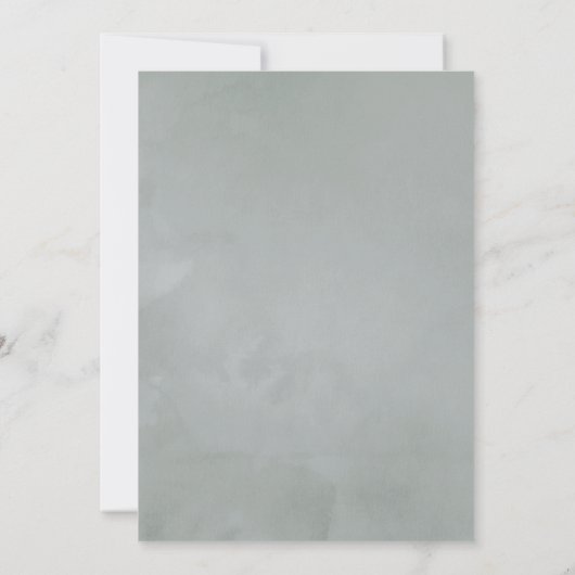 Silver Sage Eucalyptus Geometric Vrijgezellenfeest Kaart (Achterkant)