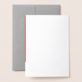 Silver Santa Checklist kerst Elegant EDITABLE Folie Kaarten (Met envelop)