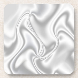 Silver Satin Bier Onderzetter