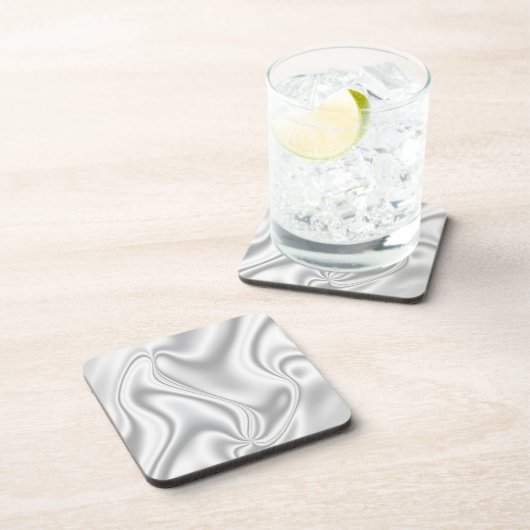 Silver Satin Drankjes Onderzetter (Rechterzijde)