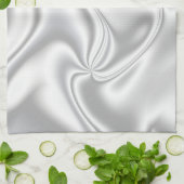 Silver Satin Theedoek (Gevouwen)