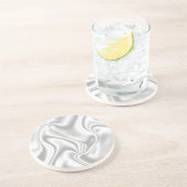 Silver Satin Zandsteen Onderzetter (Zijkant)