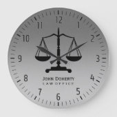 Silver Scales of Justice Grote Klok (Voorkant)