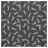 Silver Scissors Patroon Stof (Swatch)