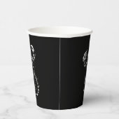 Silver Scorpio Zodiac Sign Astrology Scorpion Papieren Bekers (Rechts)