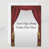 Silver Screen Movie Theme Weddenschap Kaart (Achterkant)