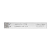 Silver Sequins Bow Wedding Wraparound (Individueel)