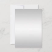 Silver Sequins Diamond Bow bespaart de datum van h Save The Date (Achterkant)