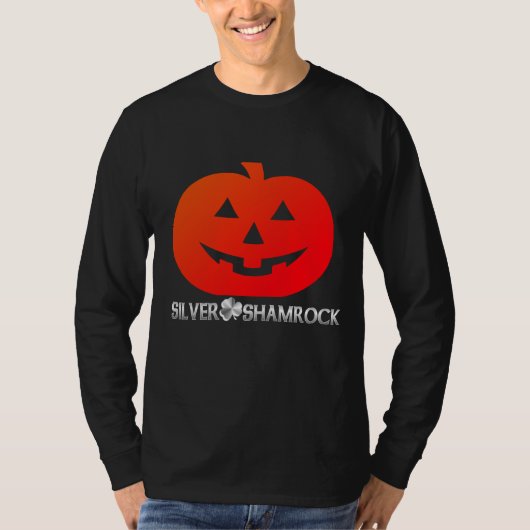 Silver Shamrock Jack O'Lantern T-shirt (Voorkant)
