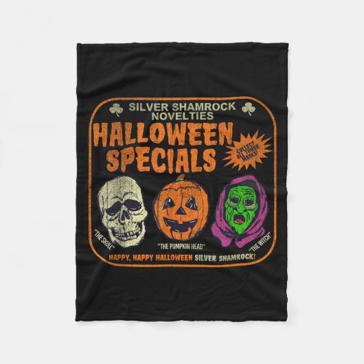 Silver Shamrock Novelties Halloween Specials Fleece Deken (Voorkant)
