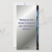 SILVER SHEEN & PAUA TRIM 25th Jubileum Kaart (Achterkant)