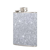 Silver Shimmer Flask Heupfles (Links)