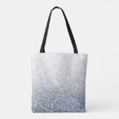 Silver Shimmer Glitter Canvas tas (Achterkant)