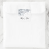 Silver Shimmer Licht Douche Favor Stickers (Tas)