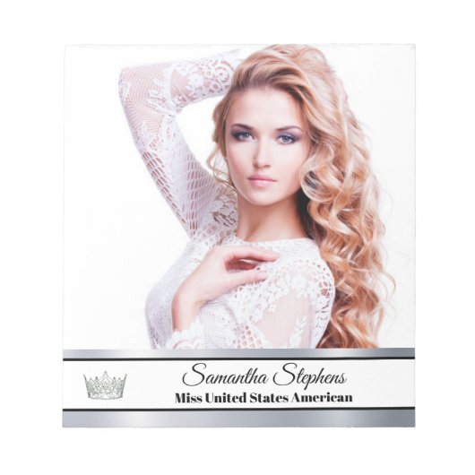 Silver Shine Autograph Pad Notitieblok (Voorkant)