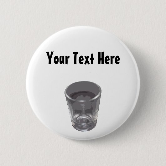  Silver Shot Glass Button (Voorkant)
