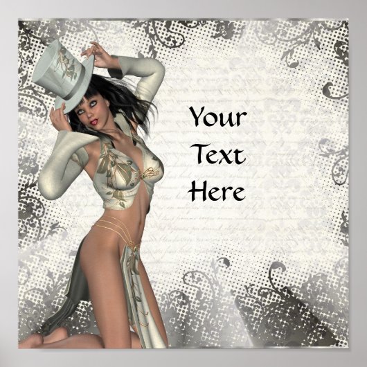 Silver showgirl poster (Voorkant)