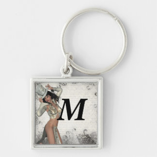 Silver showgirl sleutelhanger