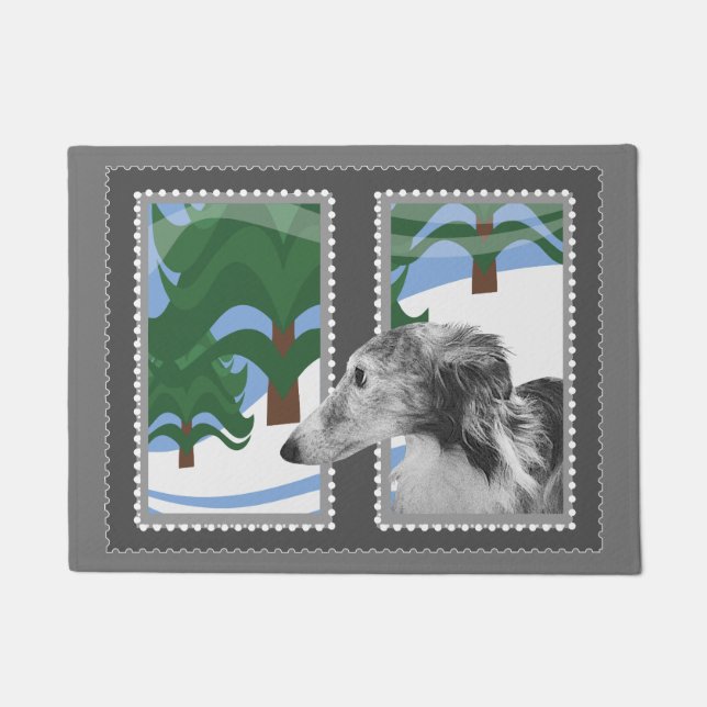 Silver Silken Doormat Deurmat (Voorkant)