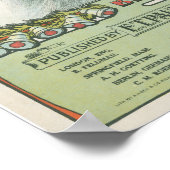 Silver Sleigh Bells Music Poster (Hoek)