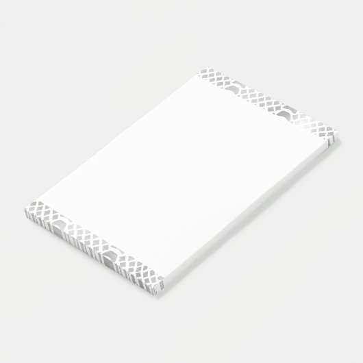 Silver Snake Print Post-it® Notes (Schuin)