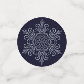 Silver Snowflake Confetti (Kleine voorkant)